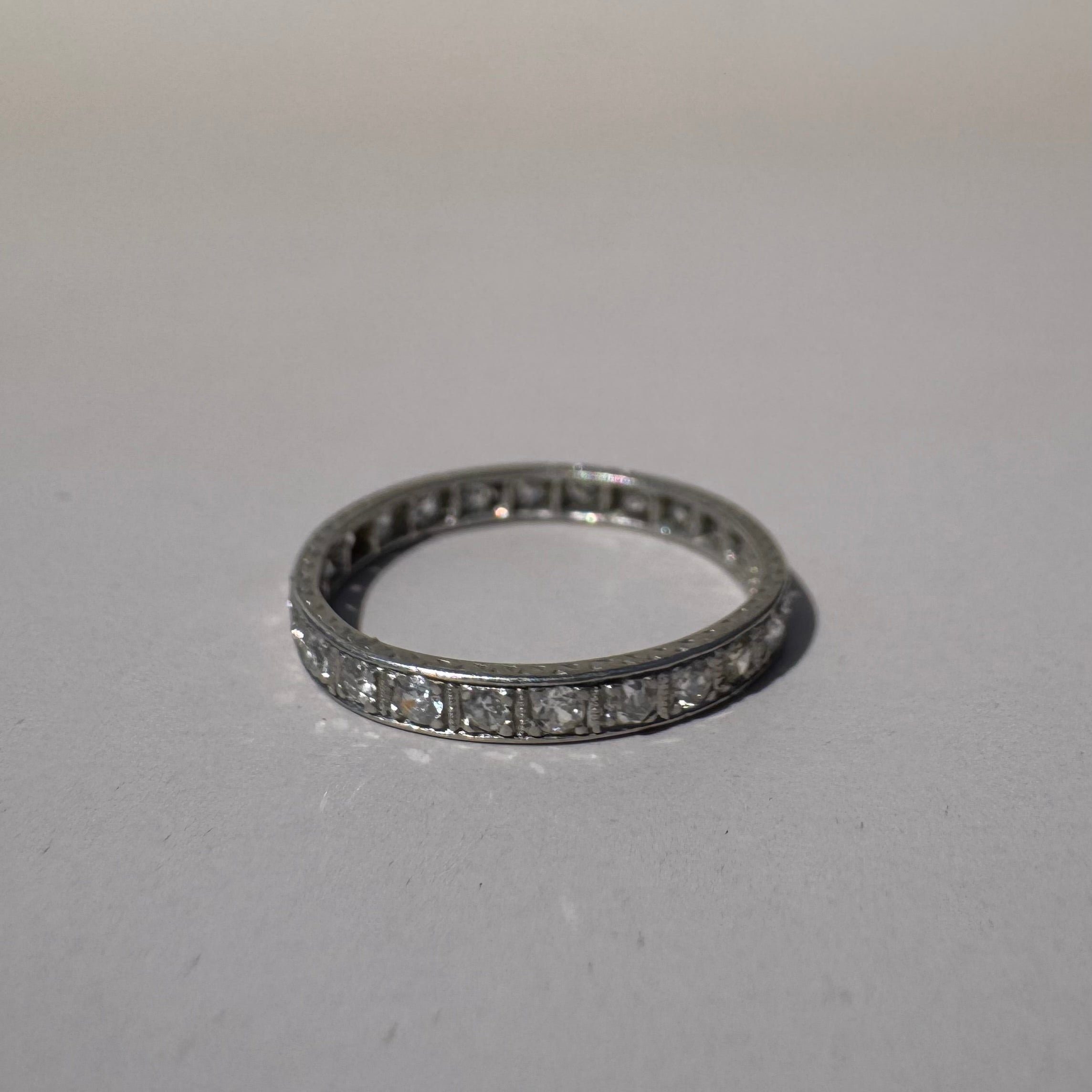 Platinum Diamond Eternity Band